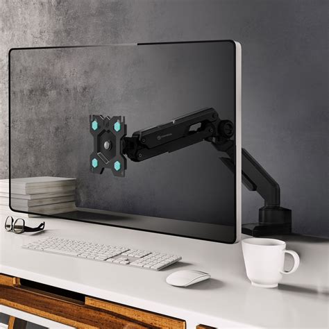 Monitor Arm Gas Spring for 13-34" Screens ONKRON G90, Black – Onkron US