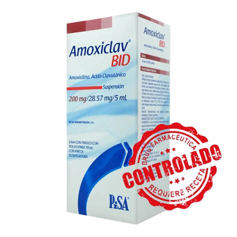 Amoxiclav Bid Susp Fco Ml Mg Ml Df