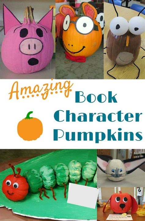 Bring Your Favorite Storybook Characters To Life With These Pumpkin Decorating I Book