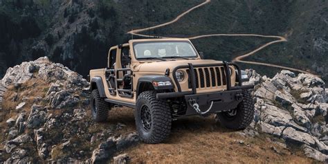 Jeep Gladiator Gets Even More Rugged As A Military Spec Vehicle