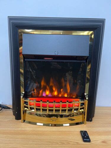 Dimplex Cht20x Br Cheriton Deluxe Brass 2kw Freestanding Optiflame