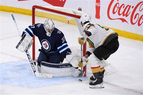 Hellebuyck makes 42 saves as Winnipeg Jets blank Vegas Golden Knights 4 ...