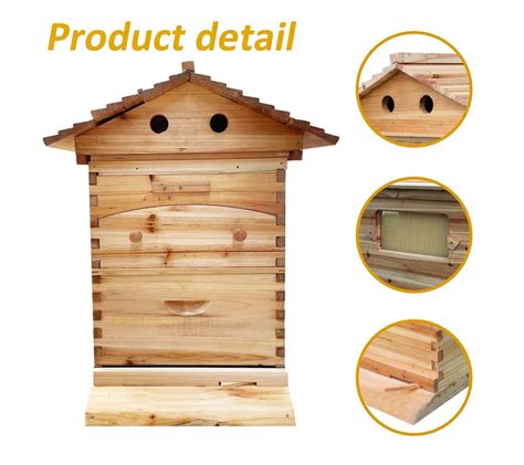 Auto Flow Bee Hivebeehive Boxes With 7 Pcs Auto Beehive