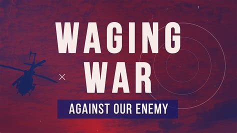 Waging War | BRAVE Church