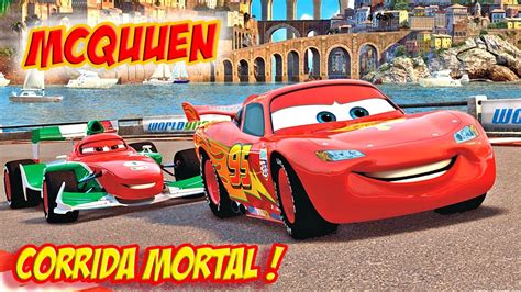 Jogo Do Rel Pago Mcqueen Na Corrida Mortal Cars Drive To Win Youtube