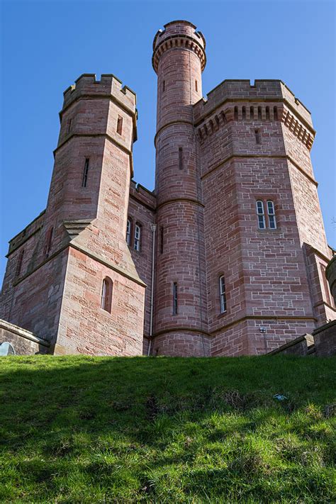 Looking Up At The North Tower At Inverness Castle Inverness Photograph