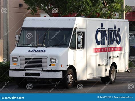 Parked Cintas Truck Editorial Photo Image Of Editorial 249759266