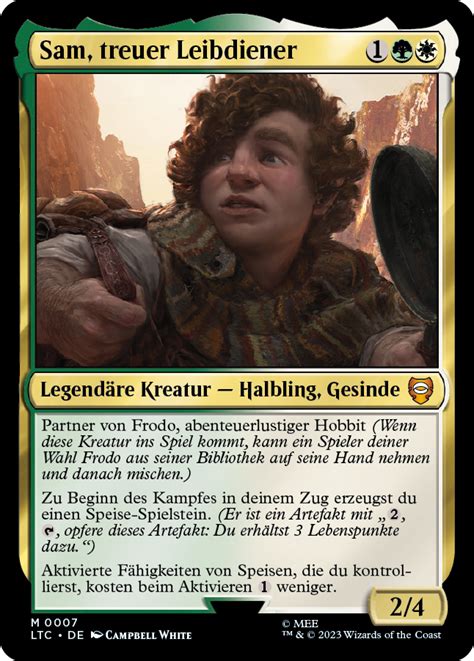 Der Herr Der Ringe Geschichten Aus Mittelerde Commander Decklisten