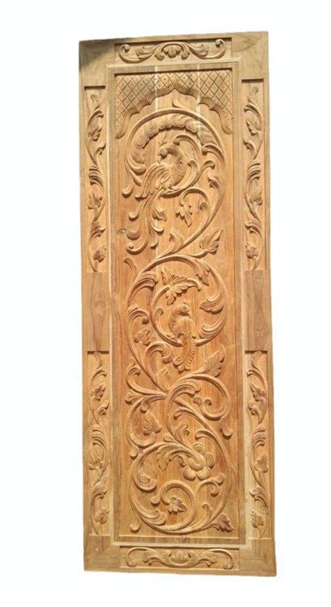 Interior Teak Wood Carving Hinged Door For Home At Rs 13000 Piece In