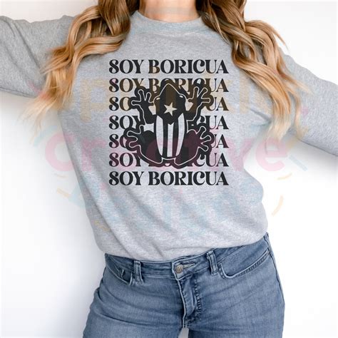 Boricua Svg Soy Boricua Svg Puerto Rican Svg Spanish Svg Spanish Svg Cut File Silhouette Svg