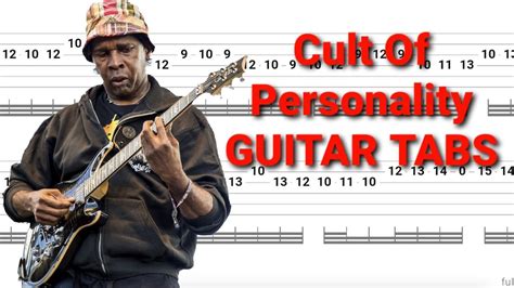 Living Colour Cult Of Personality Rhythm And Solo Guitar Tabs