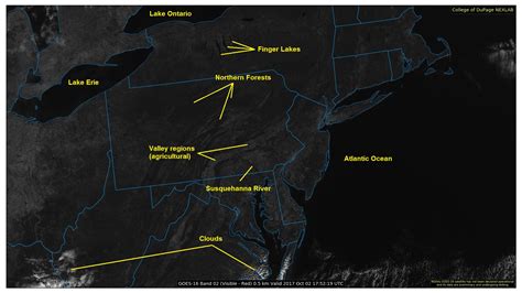 Visible Satellite Imagery Meteo Introductory Meteorology