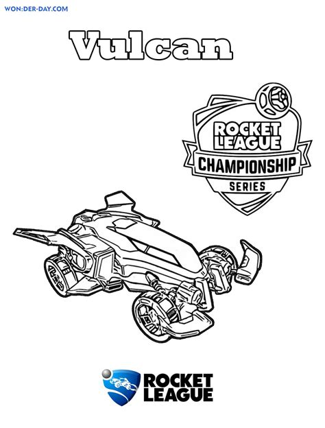 Dibujos De Rocket League Para Colorear Y Imprimir Gratis