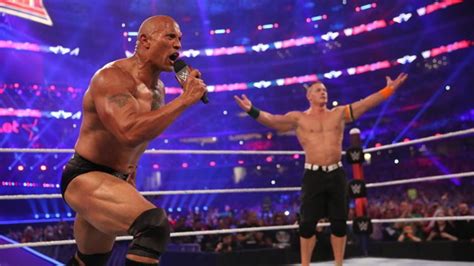 Watch Wwe Wrestlemania 32 When The Rock And John Cena Returned