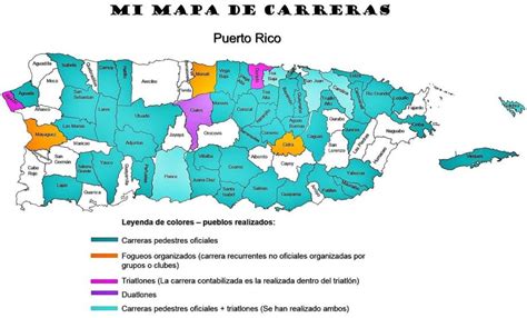 Mapa De Pr Y Sus Pueblos