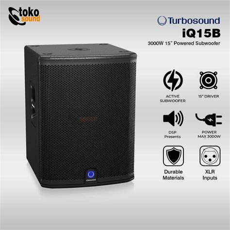 Jual Turbosound Iq15b 3000w 15 Inch Powered Subwoofer Shopee Indonesia