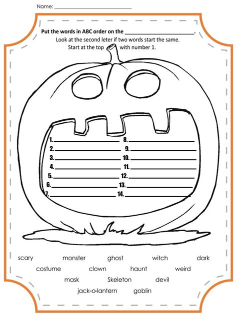 Best Free Printable Halloween Activity Worksheets Pdf For Free At