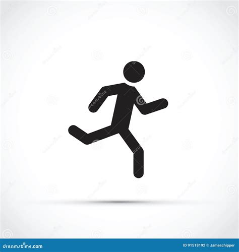 3d Stickman Running Clipart