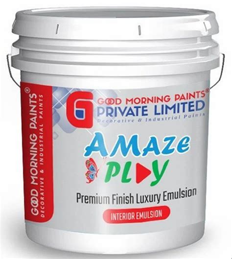 Amaze Play Premium Finish Luxury Interior Emulsion Packaging Size