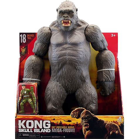 King Kong Skull Island Kong Exclusive 18 Mega Action Figure Poseable