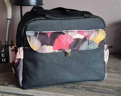 Sac Langer Boogie En Simili Serpent Et Imprim Gingkos Cousu Par Ssil