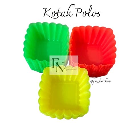 Jual Pcs Cetakan Kue Kukus Plastik Agar Puding Jelly