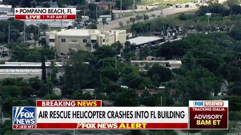 Air Rescue Helicopter Crashes Into Florida Building At Least 3 Injured Fox News Video