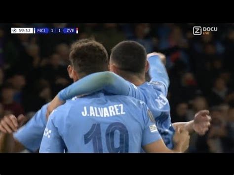 Alvarez Rodri Manchester City Vs FK Crvena Zvezda 3 1 All Match