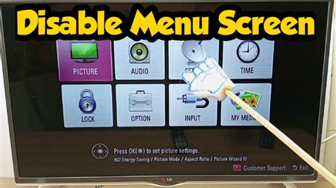 Disable LG TV Menu Settings Screen Using Hotel Mode How To YouTube