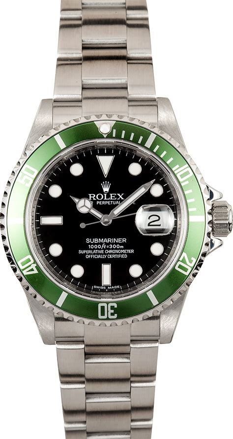 Green Submariner Date 100 Authentic Rolex At Bob S Watches