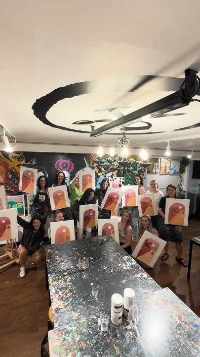 Pinot And Picasso Gold Coast Sip And Paint Event Extravaganza Youtube