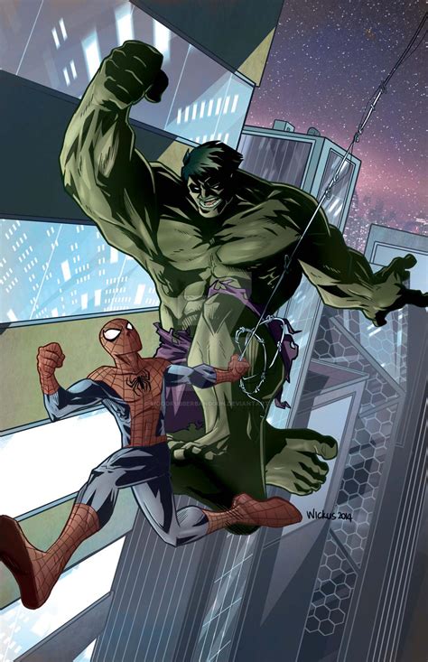 Spidey and hulk 1 by woodrubberbandgun on DeviantArt