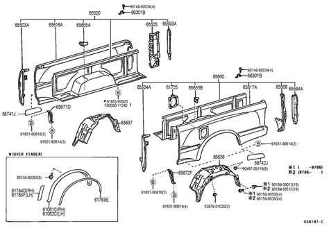 Toyota Tacoma Body Parts List