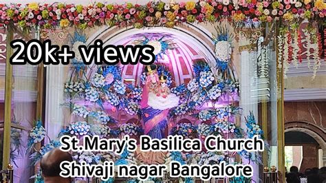 St Mary S Basilica Shivaji Nagar Flag Hoisting Chariot Procession