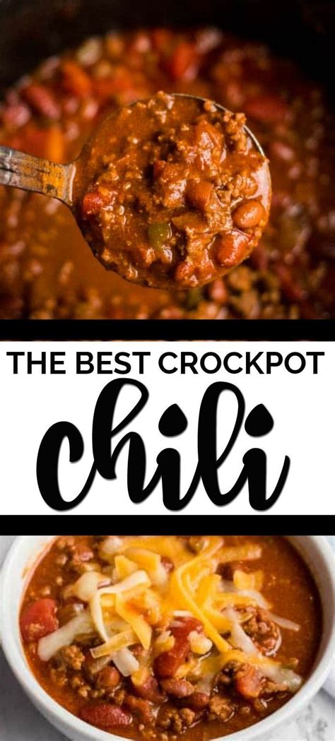 Crockpot Chili Artofit