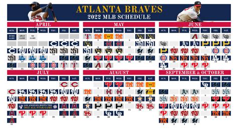 2022 Atlanta Braves Schedule Wallpaper (1366x768) : r/Braves