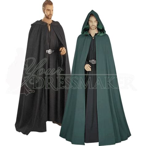 Medieval Hooded Cloak - MCI-175 by Medieval and Renaissance Clothing ...