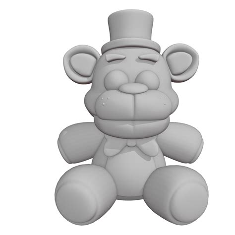 STL file FNAF / FIVE NIGHTS AT FREDDY'S Freddy Plush 🎃 ・3D print model ...