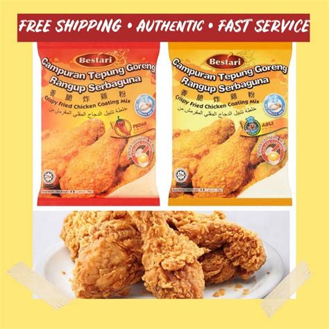 Купить Панировочные сухари And вброс Tepung Bestari Halal 1kg Bestari Crispy Fried Chicken