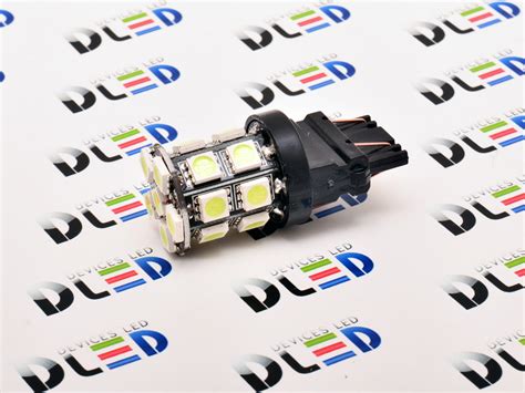 Лампа автомобильная 3157 светодиодная W27/7W - 20 SMD5050 Black 4,32Вт
