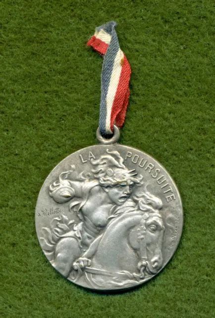 FRENCH ART NOUVEAU medal Berserk Marianne World War I by Willette (1916 ...