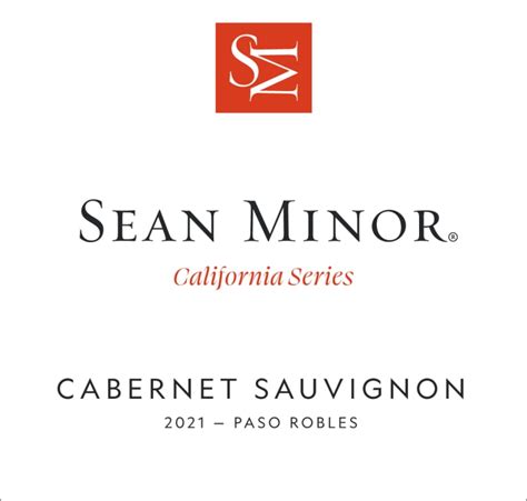 Sean Minor California Series Cabernet Sauvignon 2021 Wine