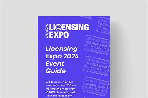 Licensing Expo Event Guide Vendelux