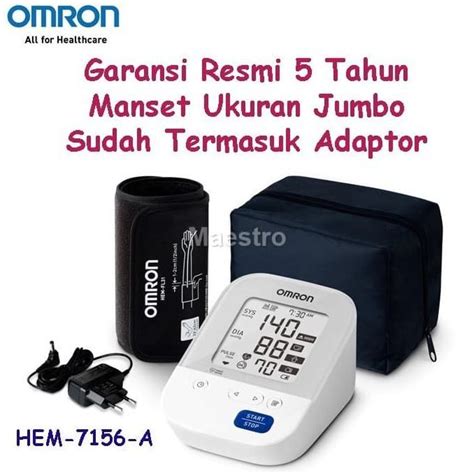 Terlaris Tensimeter Digital Omron Hem A Manset Besar Jumbo Alat