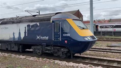 Scotrail Inter City Hst Power Cars At Doncaster From Ely