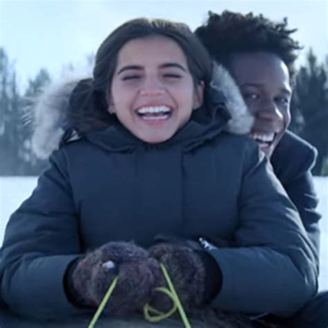 Isabela Moner Let It Snow Jubilee Hoodie Parka - Films Jackets