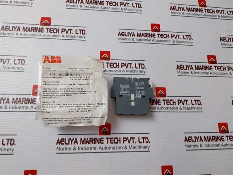 Abb Cal18 11b Auxiliary Contact Block 690v 16a Aeliya Marine Tech®