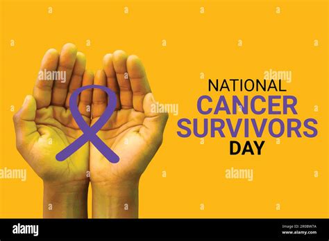 National Cancer Survivors Day Vector Illustration Suitable For