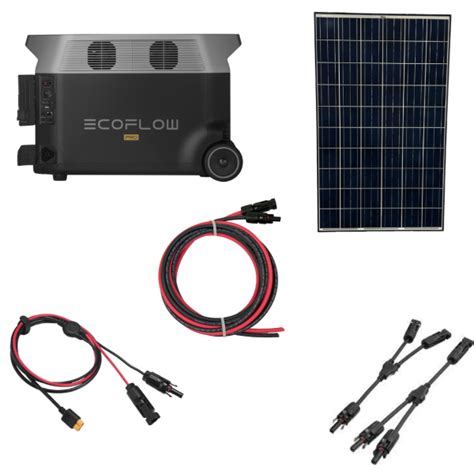 EcoFlow Delta Pro 3600WH W 1 5KW Solar Panels Kit SanTan Solar