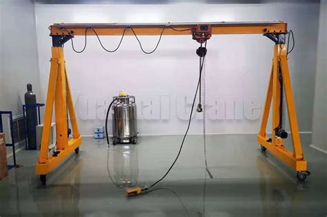 Ton Portable Gantry Crane For Sale Yuantai Crane